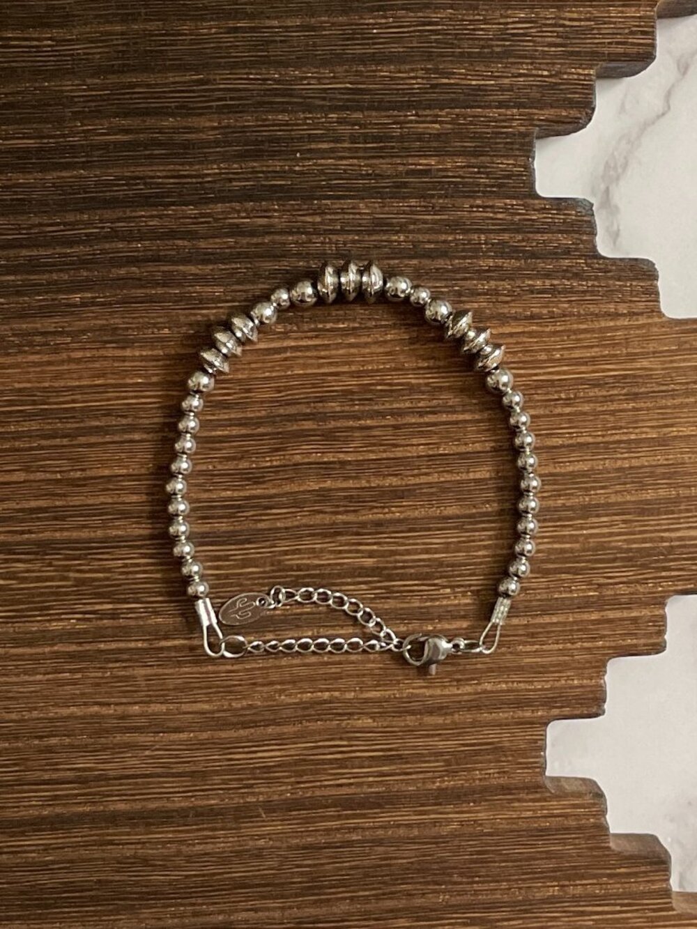 Handmade Triple Saucer Western Pearl Bracelet